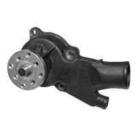 Water pump fits Late Model 4 cyl. GM engines requiring hose fitting, GM In-line 4 & 6 cyl. - WP1100 - WP-1001 - RCMA